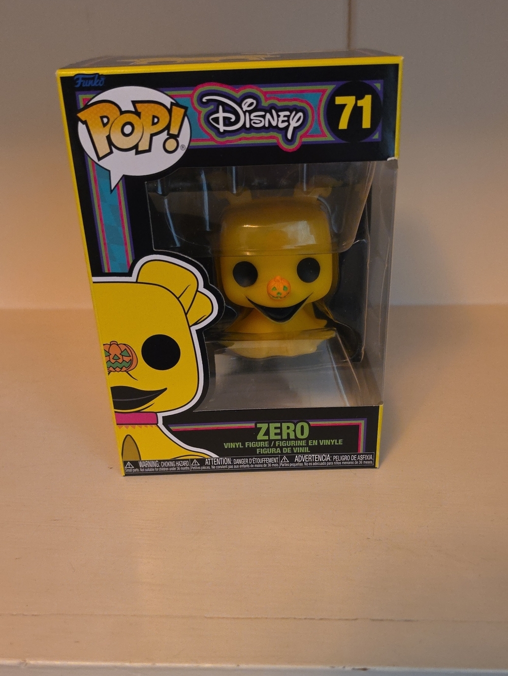 Funko Yellow Zero Vinyl Pop! Figure in Window Box
